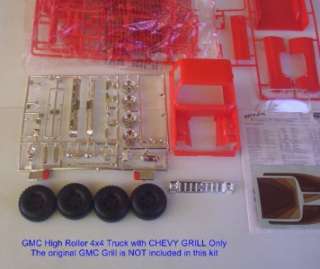 4x4 GMC Truck w CHEVY GRILL NOW Pickup HIGH ROLLER #2273 Monogram 124 
