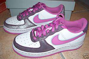 NIKE AIR FORCE 1 25 SNEAKERS YOUTH 4 1/2 SPARKLE PINK  