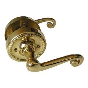  Privacy Polished Brass Finished Door Lever Handle