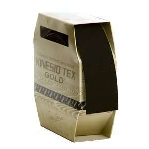 Kinesio   Tex Tape Gold Wave Bulk 2 W x 103.3 L Black   1 Clinical 