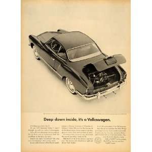  1964 Ad Volkswagen VW Karmann Ghia Vintage Car Pricing 