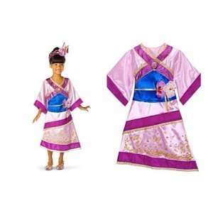   Princess Mulan Costume For Girls Size Small 