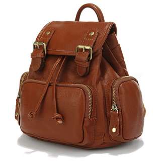   Leather Girl Cute Backpack Satchel Handbag Purse Leisure Stroll Style