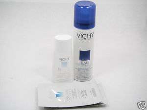 Vichy Eau Thermale spray, whitening toner, eye cream  