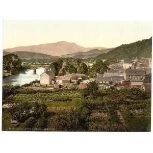   Reprint of Bridge and Ben Ledi, Callander, Scotland