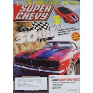  Super Chevy Magazine January 2002 30th Anniversary 