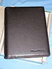 LEVENGER NOTABILIA NOTEBOOK W/ BOMBER JACKET LEATHER COVER 