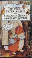 THE TALE OF PETER RABBIT AND BENJAMIN BUNNY Potter VHS  