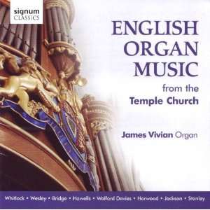  English Organ Music From Temple Church Vivian, Whitlock 