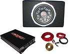 car subwoofer package 12 sub truck box amp wires xbf