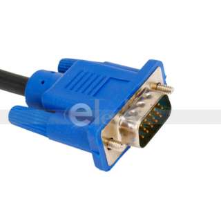   SVGA SUPER VGA Monitor 15 PIN Male To Male Extension Cord Cable  