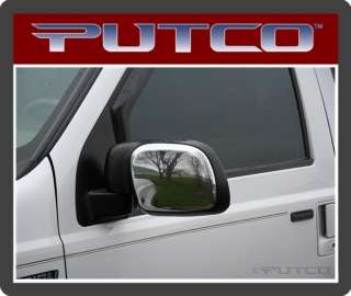 401116 Putco Chrome Mirror Cover Ford Super Duty 99 07  