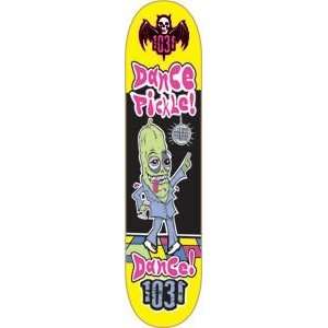  1031 Dancing Pickle Skateboard Deck   8.5 x 32.25 