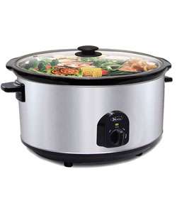 Stainless Steel 8.5 quart Slow Cooker Today $55.99