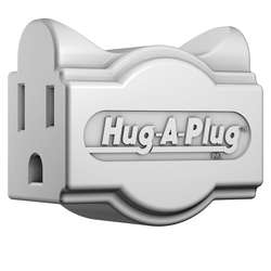 Hug a plug Dual Outlet 125v Adapter Plug (Pack of 4)  