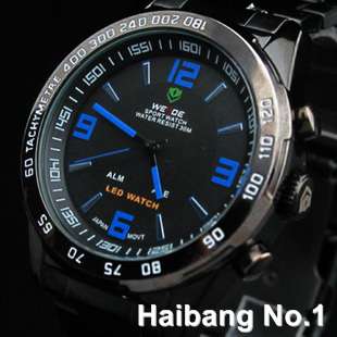   Analog LED DIGITAL Date Dual Display Quartz Wrist Watch Luxury  