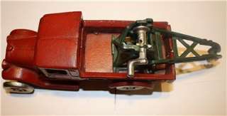 Vintage Cast Iron Toy Wrecker Tow Truck w/ Boom ARCADE 210R  