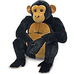 Melissa & Doug Plush Chimpanzee Stuffed Animal  