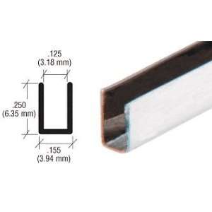 CRL 1/8 Opening 1/4 Height Stainless Steel U Channel   Pack of 10 
