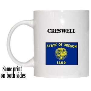  US State Flag   CRESWELL, Oregon (OR) Mug 