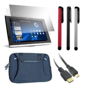   Cable + 3 Color Touch Screen Stylus Pen + Laptop Flow Carrying Bag For