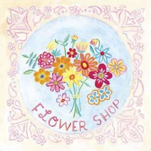 Bouquet   Flower Shop Canvas Reproduction