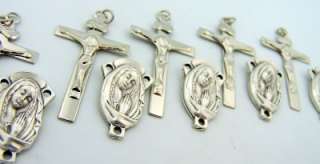 Crucifix Mary Child Rosary Center Piece Cross Lot Of 10  
