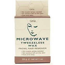 GiGi Microwave Tweezeless Wax Facial Hair Remover  