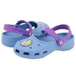 Crocs Kids Tinkerbell (Toddler/Youth) Light Blue/Purple   