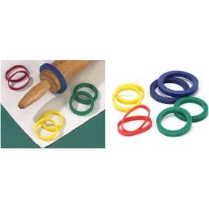 Evendough rolling pin bands 4 sets of 2 