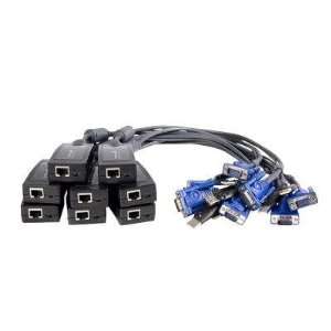  8 Pack USB Cat5 Dongle for IP KVM Switch Electronics