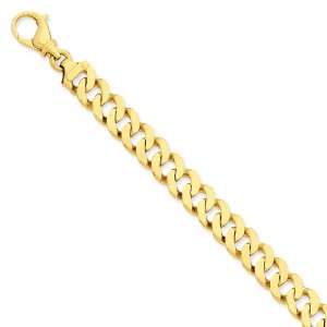  14k Gold 9.75mm Polished Fancy Link Bracelet Jewelry