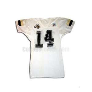  White No. 14 Game Used Purdue Football Jersey Sports 