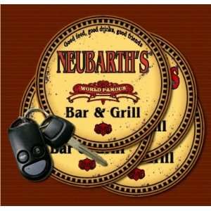  NEUBARTHS Family Name Bar & Grill Coasters Kitchen 
