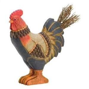 Country Rooster Statue 