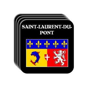 Rhone Alpes   SAINT LAURENT DU PONT Set of 4 Mini Mousepad Coasters
