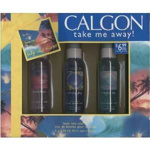 Calgon by Coty for Women Body Mist Trio Gift Set (3 2 FL OZ Body Mist 