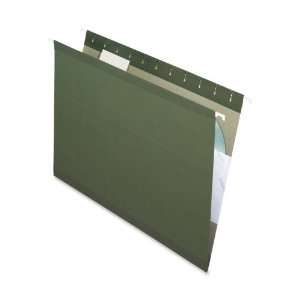  Reinforced Hanging File Folders, 1/5 Tab, Legal, Standard 