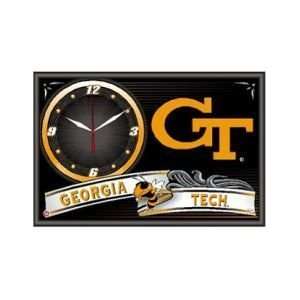  NCAA Georgia Tech Yellow Jackets Framed Clock Sports 