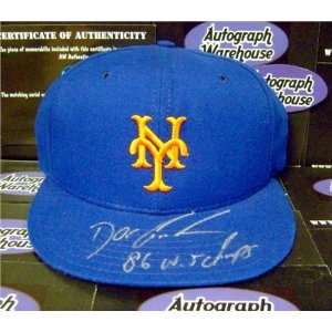   Signed Mets hat inscribed 86 WS Champs (New York Mets 1986 World Seri