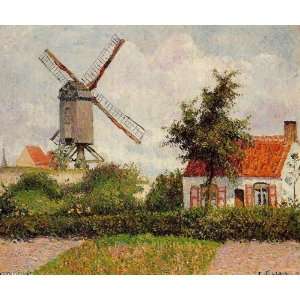     24 x 20 inches   Windmill at Knocke, Belgium