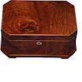 Natural Burl Wood Jewelry Box  