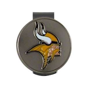 Minnesota Vikings Hat Clip W/ Golf Ball Markers/Chips  