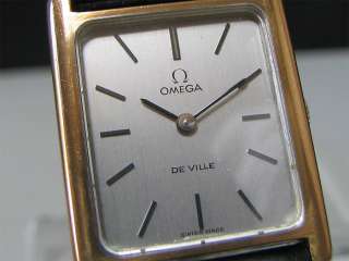   1970s OMEGA mechanical watch [DeVille] Rectangle Cal.625  