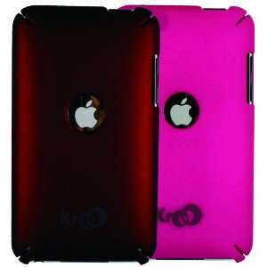  KrooShell Case For iPod touch 2G, 3G (Magenta/Burgundy 