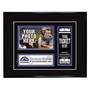 Colorado Rockies   My First Game   Ticket Frame Sports 