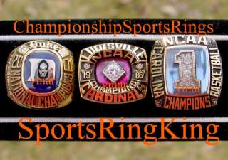 1986 NCAA LOUISVILLE NATIONAL CHAMPIONSHIP 10K RING  