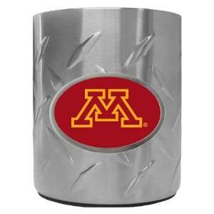 Minnesota Golden Gophers NCAA Team Logo Diamond Plate Beverage Can 