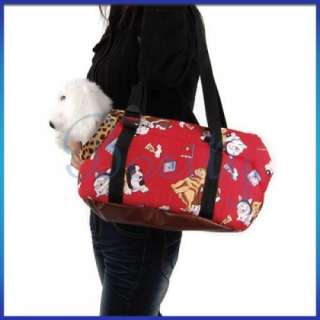Dog Cat Pet Travel Carrier Tote Bag Purse Size S Red  