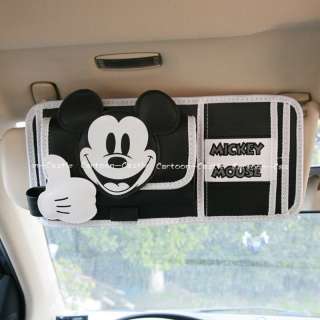 Mickey Mouse Car Sunshade Cover Sun Visor CD Holder  
